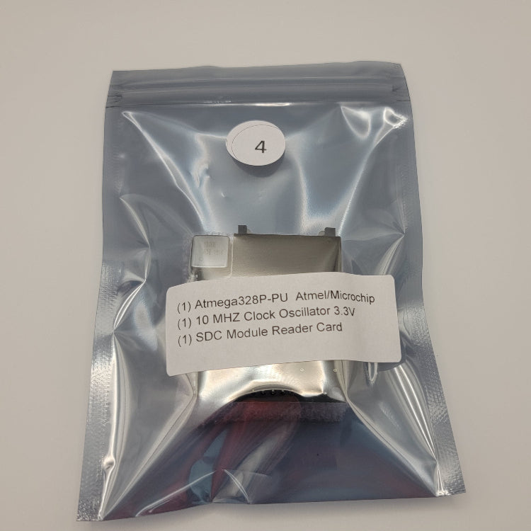 CoCo SDC DIY kit SDC reader assembly with oscillator and AtMel 328 IIC in anti-static bag.