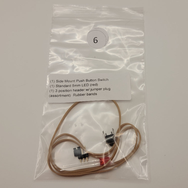 CoCo SDC DIY kit misc. parts in shipping bag.