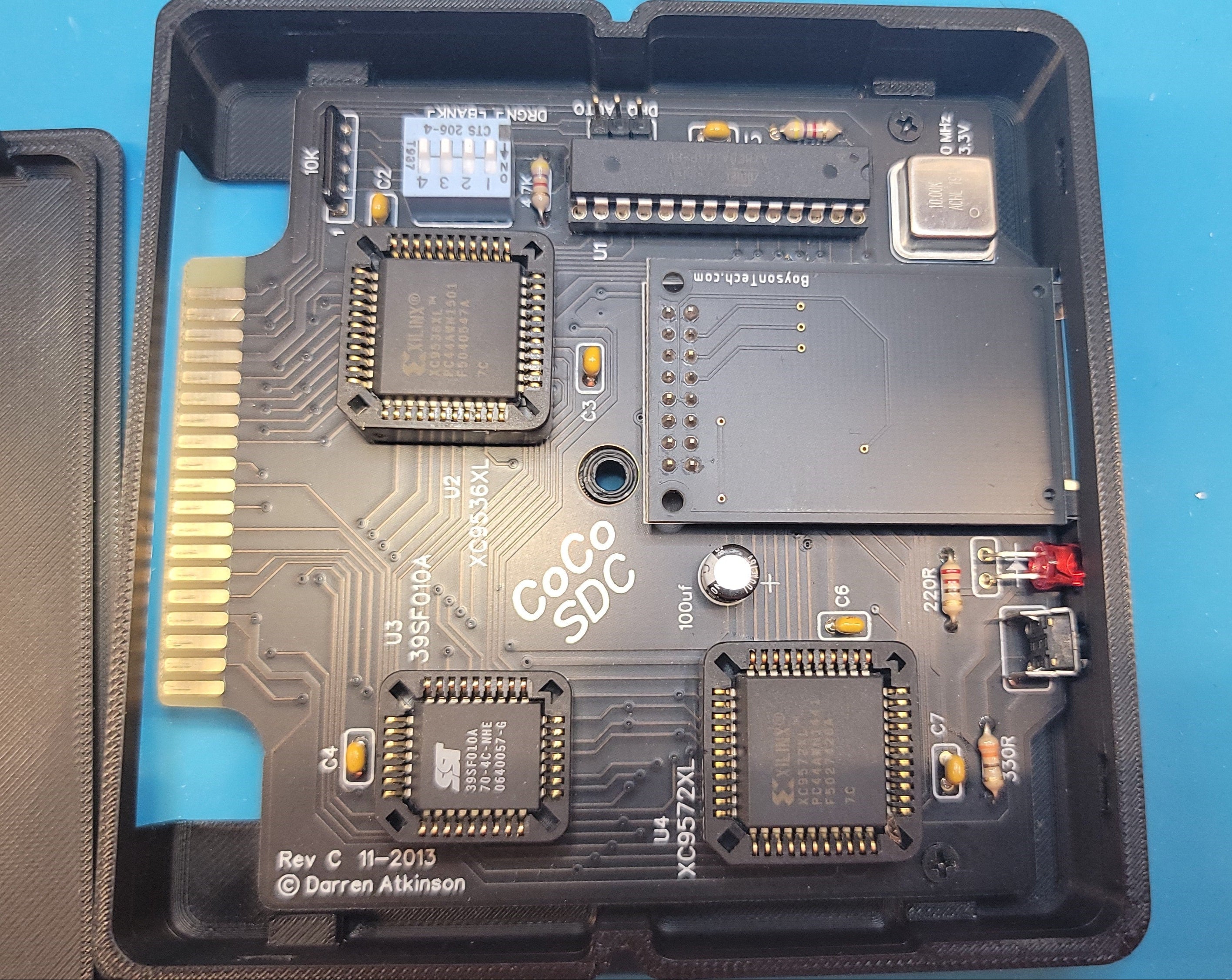 BoysonTech version of CoCo SDC with top cover removed.
